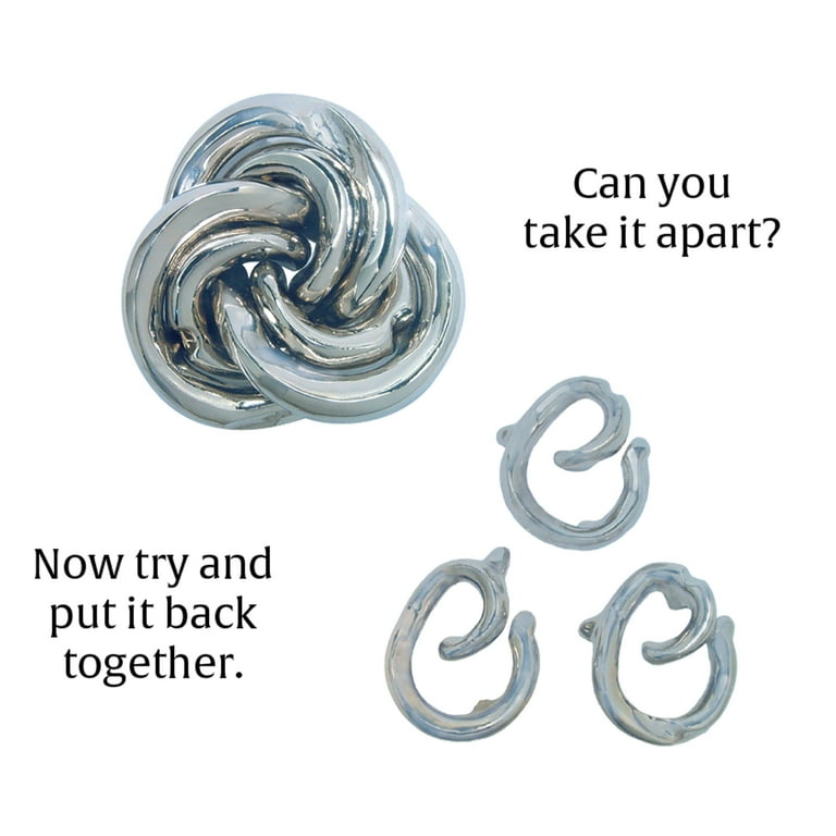 BePuzzled, Vortex Hanayama Metal Brainteaser Puzzle Level 5 Ages