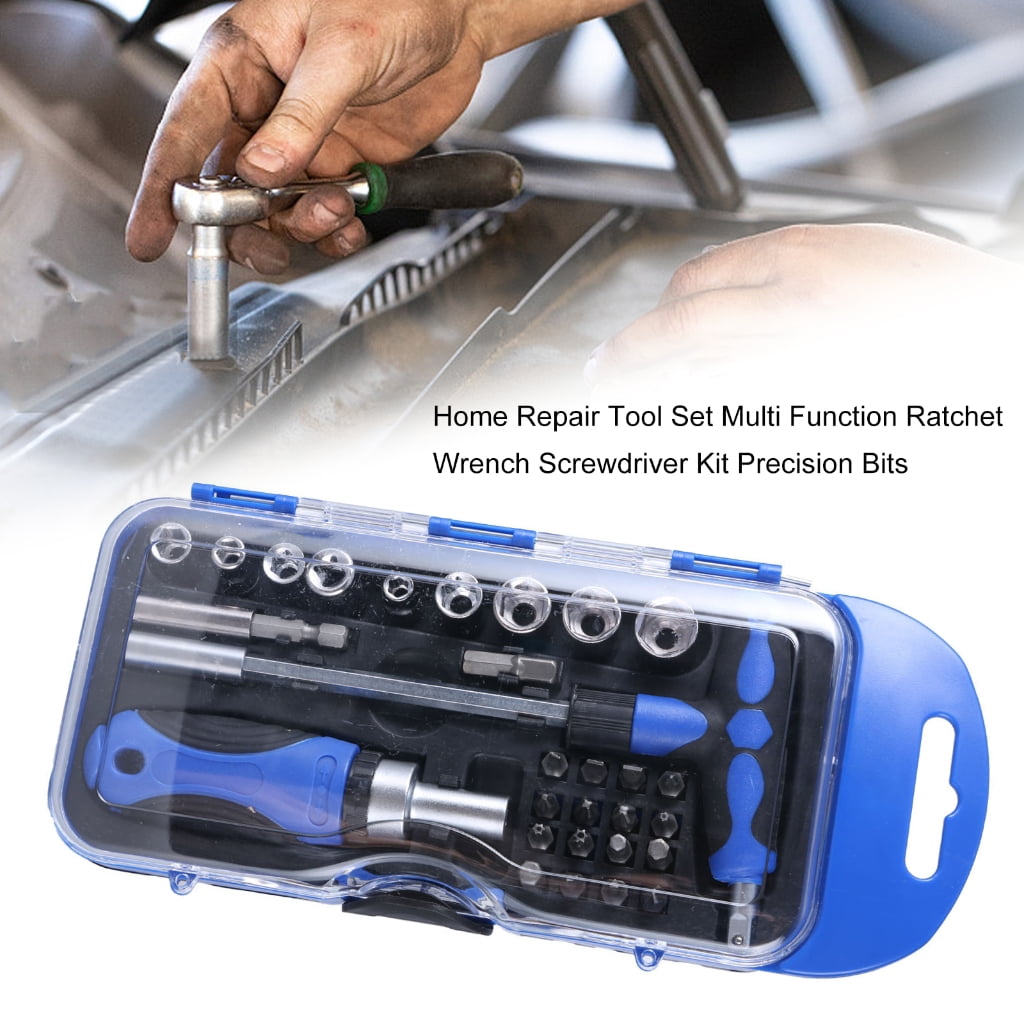ROZYARD Ratchet Wrenches Screwdriver Set with Precisions Bit for Home and Electronics