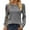 Dark Gray, variant on Womens Business Casual Tops Basic Summer 2024 Long Sleeve Casual Round Neck Loose Pollover Shirt Tops Biouse