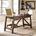 thumbnail image 4 of Signature Design by Ashley Baldridge Home Office Desk, Rustic Brown, 60" Wood Writing Desk with 2 Drawers, 4 of 8