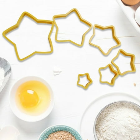 

XINHUADSH Cookie Mold Easy to Use 1 Set Plastic Easy to Demold Cookie Cutter Strong Construction Unique for Kitchen