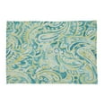 thumbnail image 6 of Fennco Styles Traditional Distressed Paisley Design 100% Linen Table Collection, 6 of 11