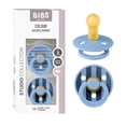 thumbnail image 1 of Chupetes BIBS Pin Sky Blue Tetina Redonda Látex Natural Talla 2, 1 of 7
