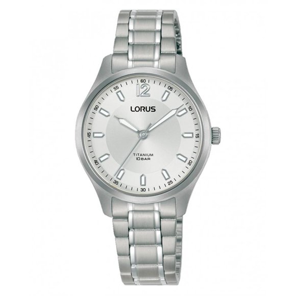 Lorus RG239X Quartz Titanium Ladies Watch - SIlver
