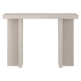 thumbnail image 6 of Evelyn&Zoe Adjustable Medium Density Fiberboard Console Table, Alder White, 6 of 7
