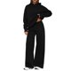 thumbnail image 1 of Conjunto deportivo de mujer PRETTYGARDEN de 2 piezas con sudadera con capucha y pantalón de pierna ancha talla M, 1 of 8
