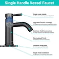 thumbnail image 4 of Aquaterior Bathroom Single Handle Faucet for Undermount Sink 2 Packs, 4 of 10