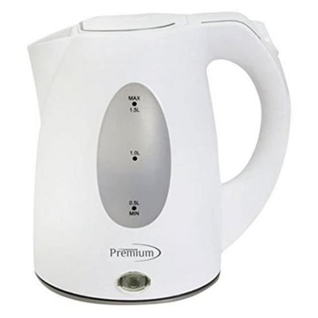 Precision Trading PTK5156 Bouilloire Électrique en Acier Inoxydable - Noir & Argent