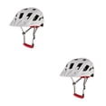 thumbnail image 1 of ziyahi Casque de Cyclisme pour Hommes - Ajouré pour Résistance à l'Air Réduite Vélo de Montagne pour Femmes Sans Pression pour le Cou Texture Douce Blanc Mat 2 Ensembles, 1 of 6