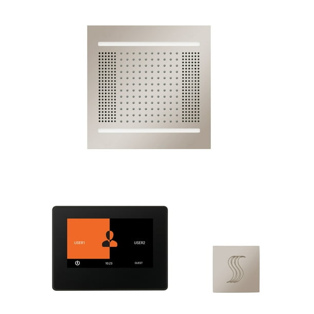 Thermasol Wh14stp7s Hydrovive Steam Shower Kit Nickel