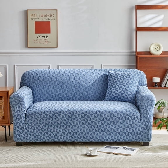 Sofa Slipcovers Seater,Stretch Sofa Slipcover Furniture Protector Antiscratch Washable Jacquard Sofa Cover Furniture Protection 35-43"(Bring a pillowcase)