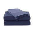 thumbnail image 2 of Clean Spaces 5-Pc. Comforter Set Bedding – Navy, Full, 2 of 3