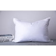 thumbnail image 2 of Goose Down Feather Bed Pillows for Sleeping  Queen Pair Pillows Stripe White Queen Set of 2 Pillows, 2 of 6