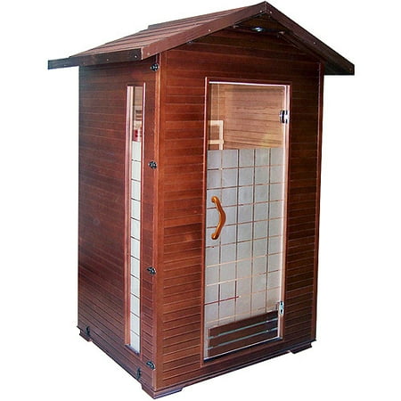 Ironman 2-Person Infra Pro Outdoor Sauna - Walmart.com Ironman 2-Person Infra Pro Outdoor Sauna - Walmart.com