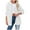 White, variant on Herrnalise Jackets For Women Fashion Casual Pockets Sleeve Casual Solid Coat Cardigan Blouse Shackets For Women 2024 fall Black,L