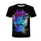 thumbnail image 4 of Camiseta de diario unisex para hombre, estampado gráfico en 3D, estampado de caballos, manga corta, blusa informal Pompotops oipoqjl4731, 4 of 9