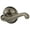 Antique Pewter, variant on Schlage Lock Company Flair Right Handed Lever Non-Turning Lock, Antique Brass (F170 FLA 609 RH)