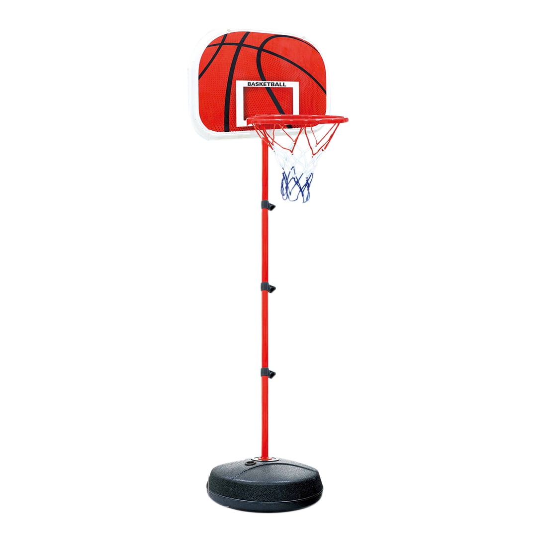 Teakpeak Childrens Basketball Stand 83-200 cm Basketball Hoop with Stand Basket Systems Height Adjustable Basketball Hoop Indoor Outdoor