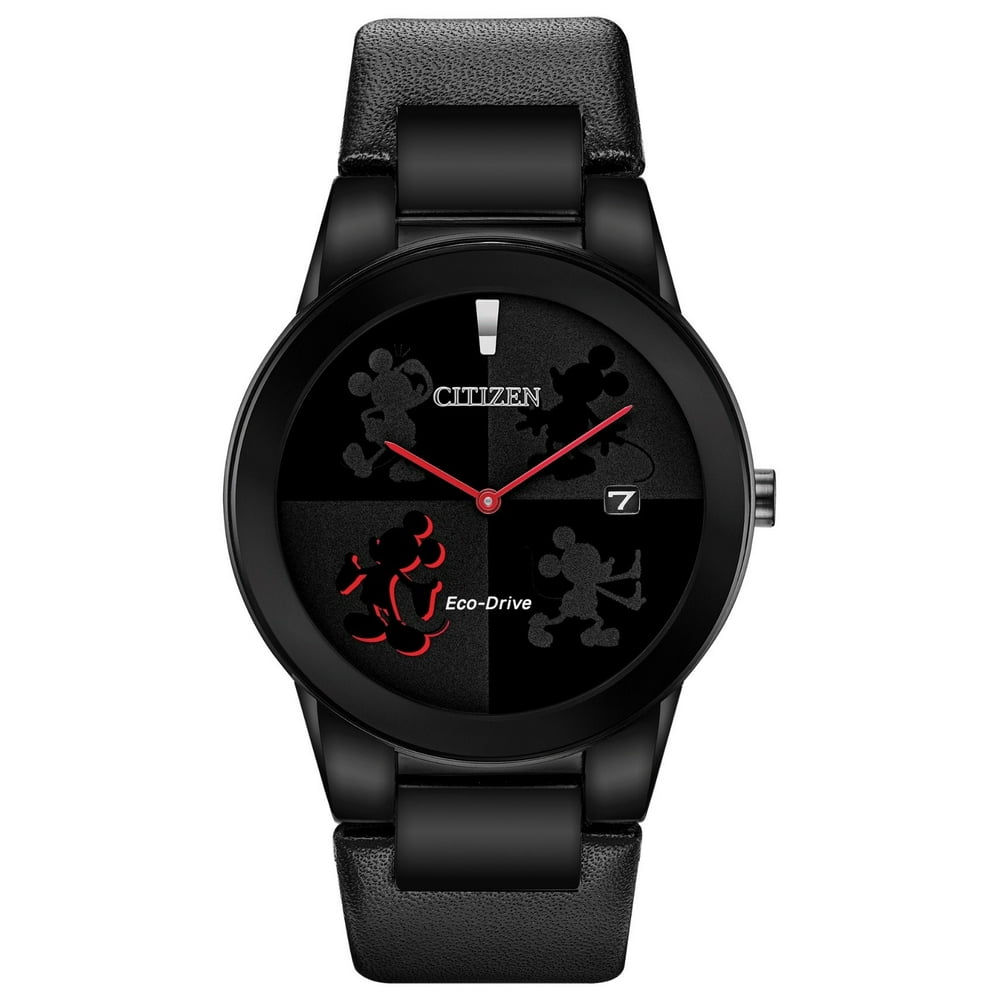 all black citizen watch men's