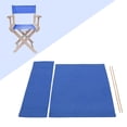 thumbnail image 2 of GROWTH TANK Outdoor Chair Covers Machine Washable Furniture Seat Director Chair Replacement Blue, 2 of 7