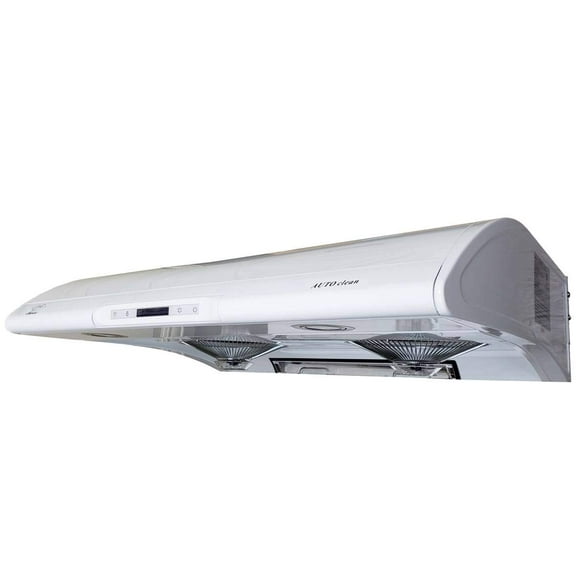 Pro Choice Auto Clean White Range Hood 30" 800 CFM Power Suction, 260W Motor, Six-Speed Touchscreen Control, 40W Halogen Light - Stylish and Efficient Solution for Your Kitchen Ventilation Needs