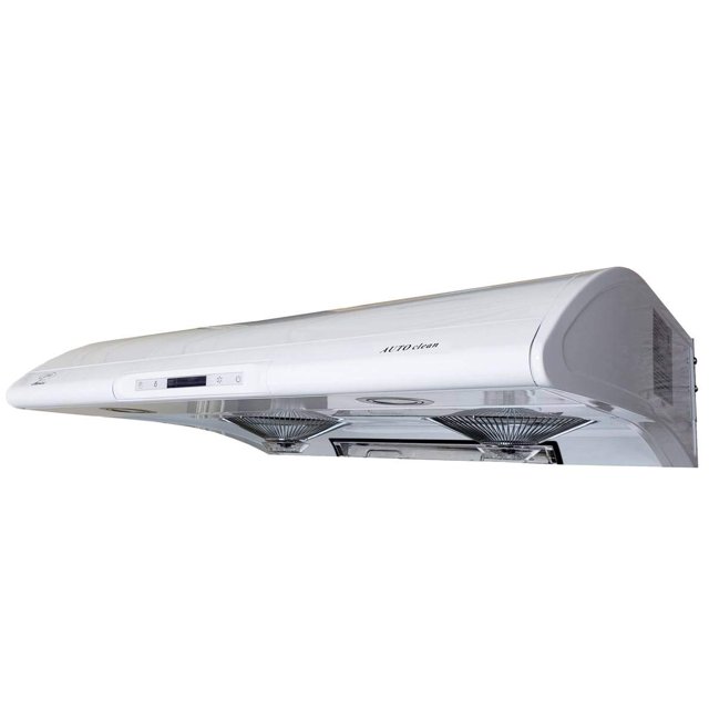 Pro Choice Auto Clean White Range Hood 30" 800 CFM Power Suction, 260W Motor, Six-Speed Touchscreen Control, 40W Halogen Light - Stylish and Efficient Solution for Your Kitchen Ventilation Needs