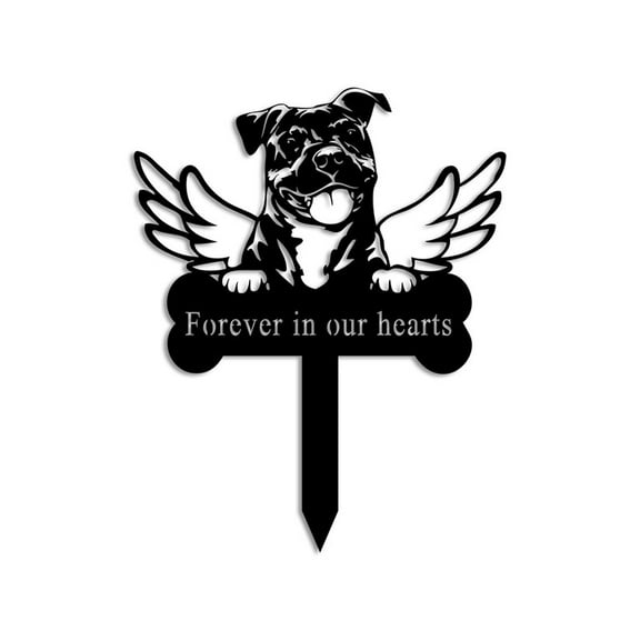 Vizsla Dog Memorial Metal Stake Sympathy Sign Plaque,Pet Grave Marker,Remembrance Stake for Patio Yard Decoration