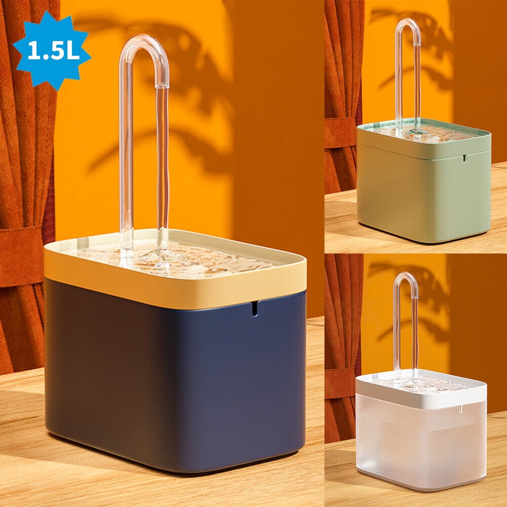 Pet Artist 1.5L Pet Water Fountain Cat Dog Automatic Electric Drinking Bowl Dispenser Dishes