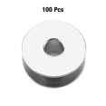thumbnail image 3 of 100 unids bobinas de costura de metal para máquinas de coser industriales universales (40264 sin agujeros), 3 of 8