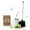 White, variant on Eyliden Toilet Plunger and Brush Set with 10 Scrubber Refills, Disposal for Bathroom Cleaning Essentials, Black