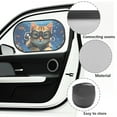 thumbnail image 6 of Yuyamidu Cat Car Window Shade for Baby 2 Pack Cute Car Sun Shade for Window Baby Fish Side Window Sunshades for Kids 20" x 12" Car Interior Decoration, 6 of 7