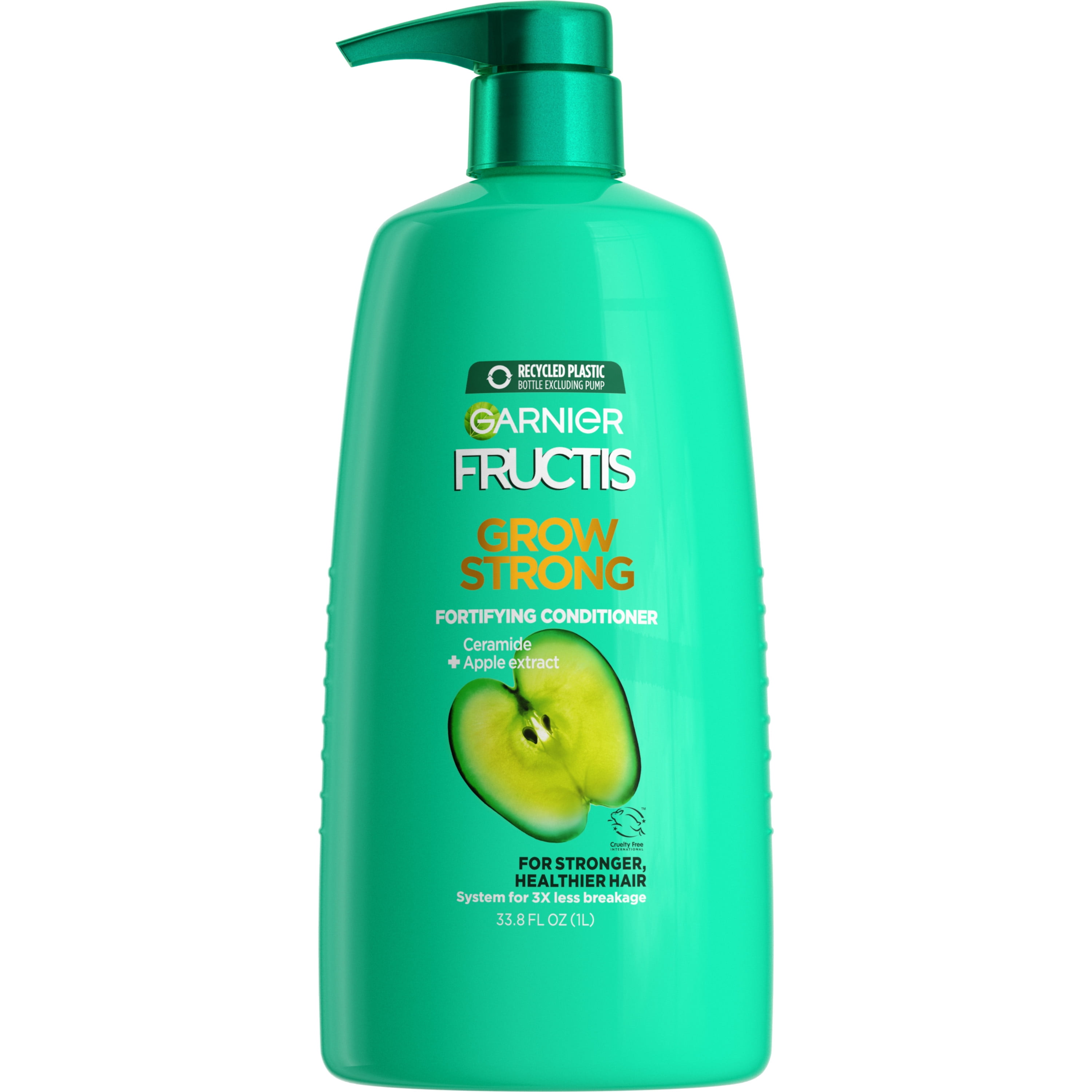 Garnier Fructis Grow Strong Conditioner, For Stronger, Healthier, Shinier Hair, 33.8 fl oz