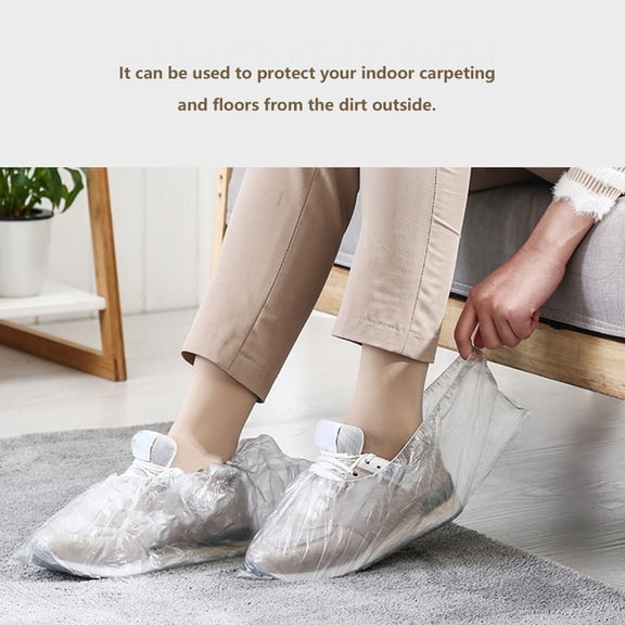 Cubierta 80 Uds Cubierta De Zapato Gruesa Desechable Impermeable Antideslizante Protector De Zapatos A Prueba De Polvo