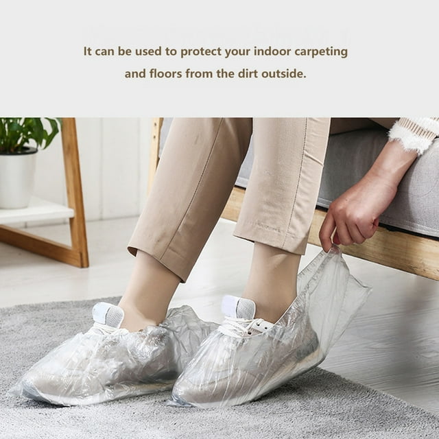 Protector de zapatos, 80 piezas, desechable, grueso, para zapatos, funda para zapatos, desechable, de fiabilidad excepcional