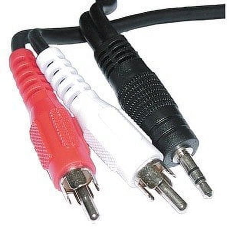 3.5mm Stereo Plug to 2 RCA Plugs Cable Assembly - 12  : CA31 - CA31B price history on PriceWatchPro