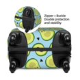 thumbnail image 3 of Goofa Avocado and Hearts Pattern Luggage Covers For Suitcase,Suitcase Cover Protector Fit 18-32 Inch Luggage-X-Large, 3 of 9