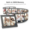 thumbnail image 2 of Andoer 10.1-Inch WiFi Digital Photo Frame Cloud Digital Picture Frame TFT Screen Touch Control 16GB Storage Auto Rotation Share Photos via APP with Backside Stand Perfect Gift for Friends and Family, 2 of 9