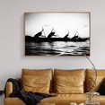 thumbnail image 3 of wall26 Floating Framed Canvas Wall Art for Living Room, Bedroom Black and White Water Canvas Prints for Home Decoration Ready to Hang - 24x36 inches, 3 of 4