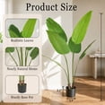 thumbnail image 3 of Easy4Home 4FT Artificial Plant Fake Tropical Palm Tree Potted Indoor Faux Floor Plant for Home Office Decor, 3 of 8