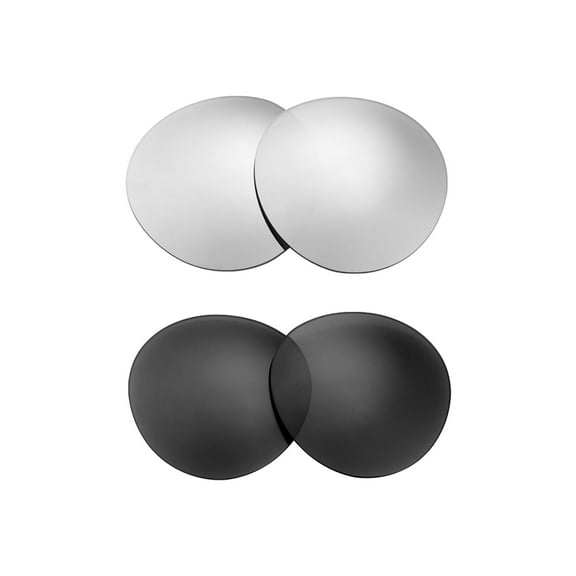 Walleva Polarized Titanium Black Replacement Lenses For Ray-Ban RB2180 49mm