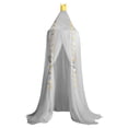 thumbnail image 2 of YAOMOBB Kids Bed Canopy Fine Mesh Bed Canopy Crown Decor Star Pendant Princess Room Highlight, 2 of 6