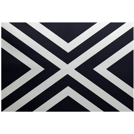 Simply Daisy 3 X 5 X Marks The Spot Stripes Print Indoor Rug - 