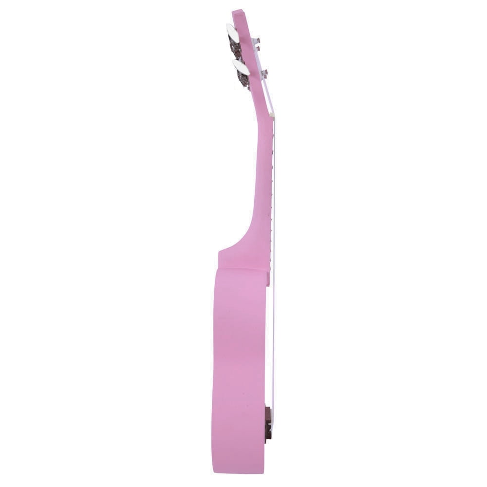 CIPACHO Glarry 21" Rosewood Toddler Guitar, Ukulele Beginner Kit, Concert Ukelele Gifts for Girl Boy (Pink)