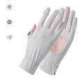 thumbnail image 2 of Yangnuo Womens Trendy Ice Silk Touchscreen Non-Slip Sun Protection Sport Gloves Woman Casual Solid Spring And Summer Sun Sports Cycling Outdoor Gloves, 2 of 3