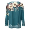 thumbnail image 5 of Womens Printed Scrub Tops Homewear Modern Monday Of Cyber Shirts Ladie'S Short Sleeve, 5 of 5
