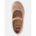 thumbnail image 4 of Wonder Nation Toddler Girls Bow Ballet Dress Shoes, 4 of 6