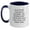 White/Navy, variant on Funny CPA Gifts from Friends and Family - Two Tone Coffee Mug, If At First You Don't Succeed, Try Doing What Your Cpa Told You To Do The First Time.
