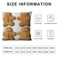 thumbnail image 5 of ARISTURING  Throw Pillow Covers Cute Christmas Gingerbread Man Christmas Decorative Pillow Covers  Set of  Pillow Case Cushion Cases for Christmas Party Home Bed Sofa Car, 5 of 5