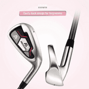 MaxKare Womens Golf Club Set 8-Piece, Includes Driver, Stand Bag, 3 Head Covers, Right Hand, Red