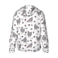 thumbnail image 2 of Picia Funny Chicken Women's Men's UPF 50+ Sun Protection Hoodie Shirt Long Sleeve SPF Fishing Outdoor UV Hiking Lightweight Shirts-Medium, 2 of 9
